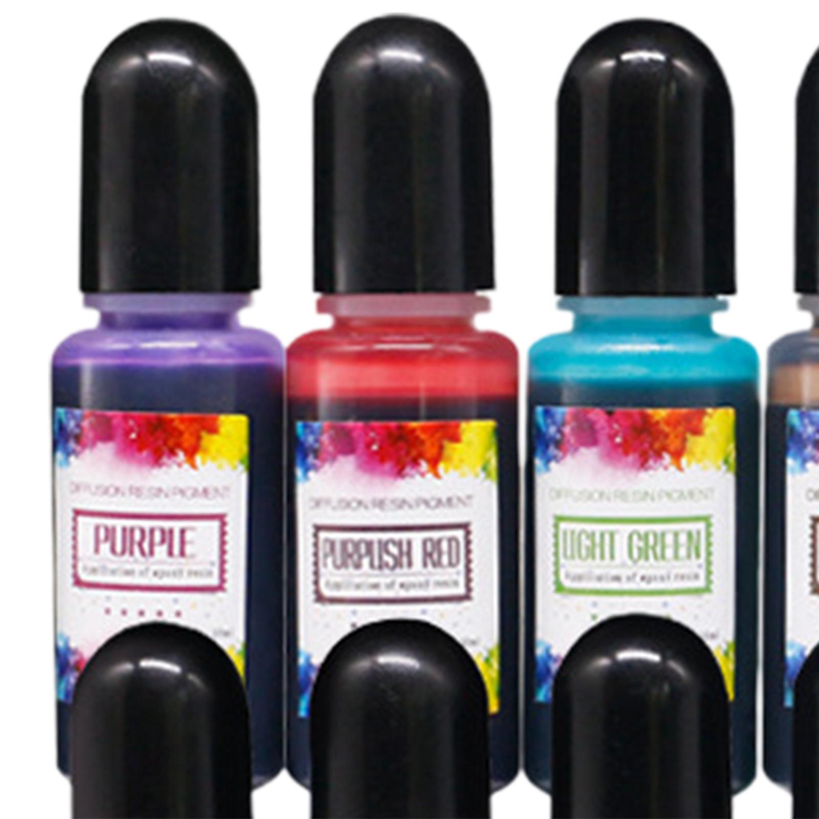 24Pcs Alcohol Inks Epoxy Resin - Resin Pigment Alcohol Ink ulasan dan harga