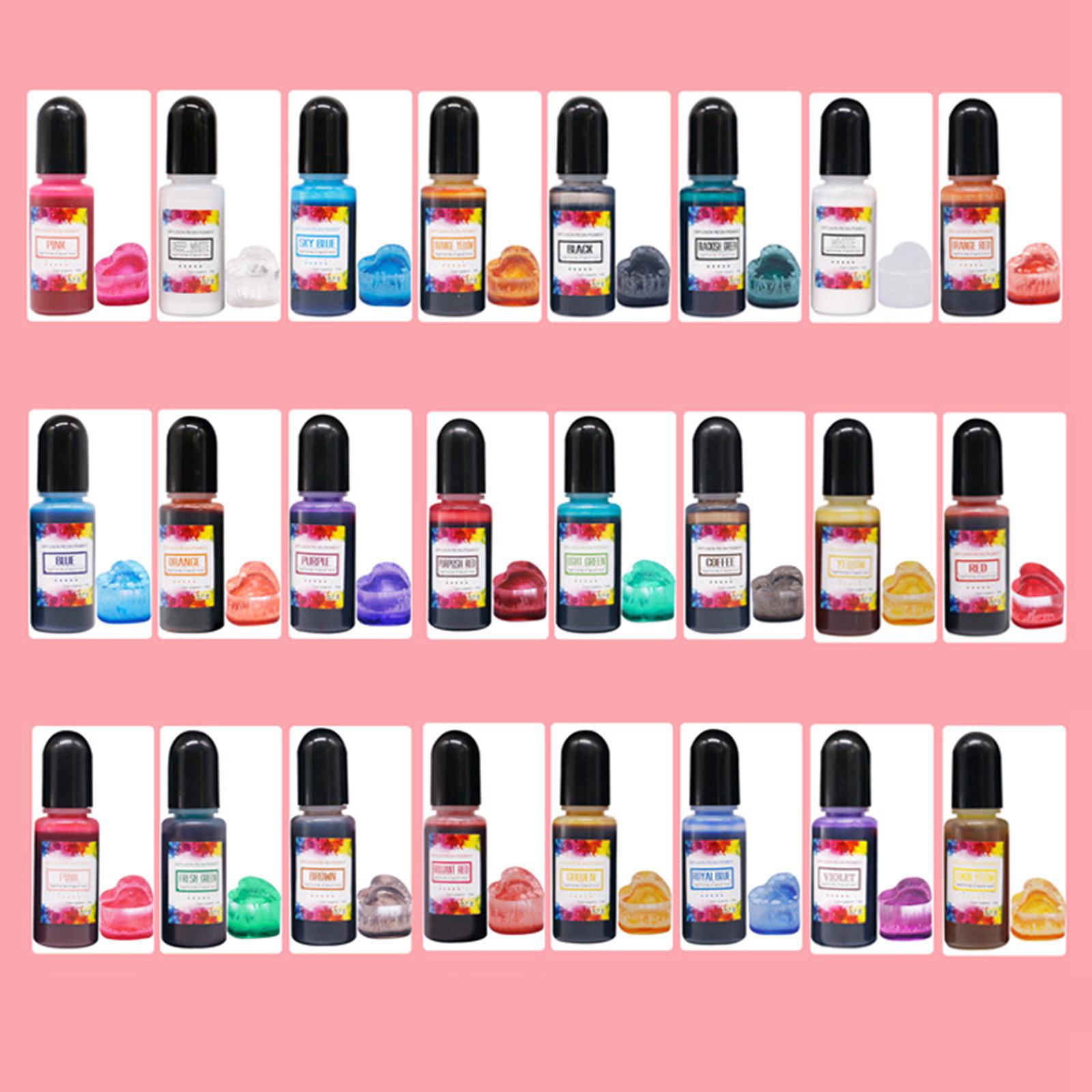 24Pcs Alcohol Inks Epoxy Resin - Resin Pigment Alcohol Ink ulasan dan harga