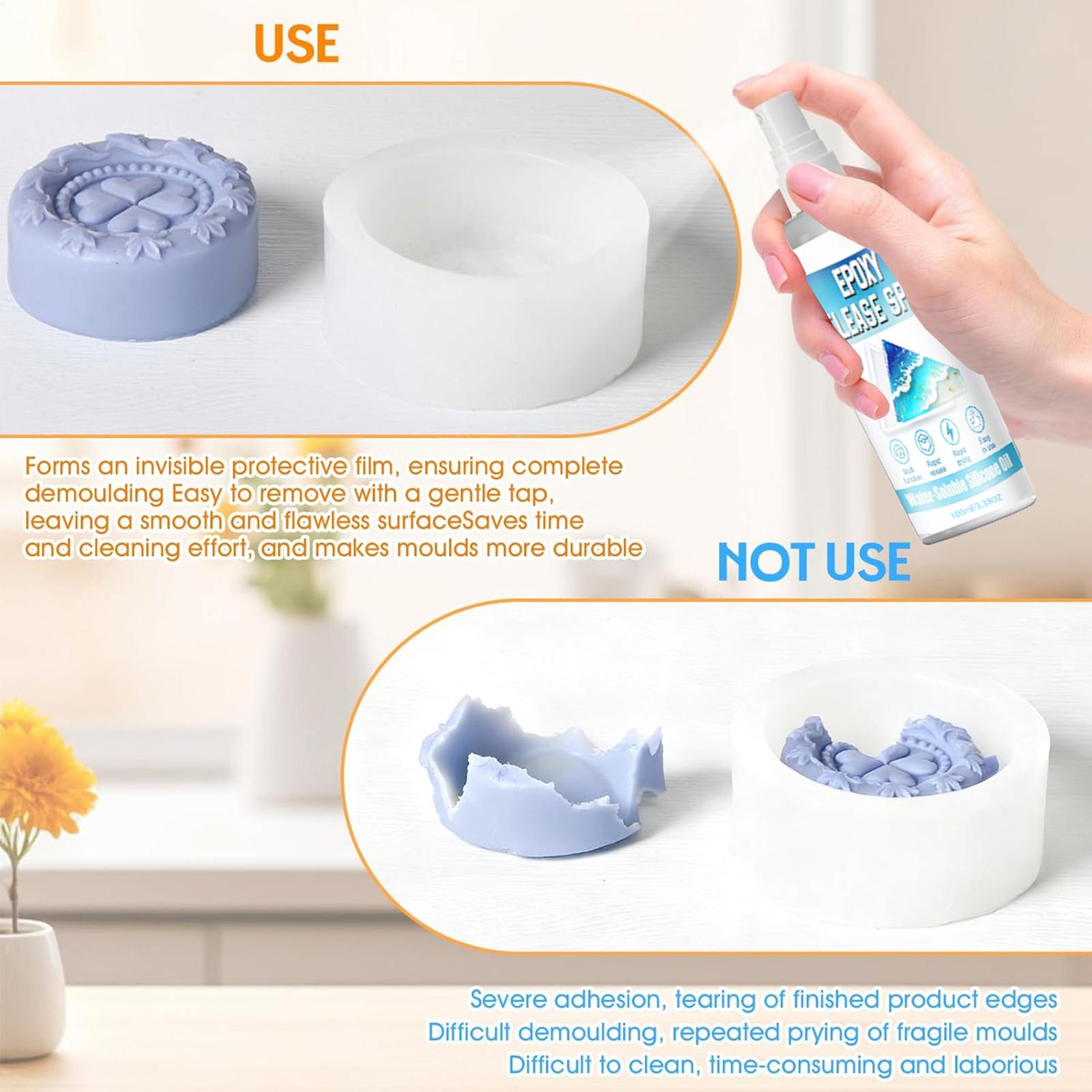 100ml Silicone Release Spray E - Resin Art Workshop ulasan dan harga
