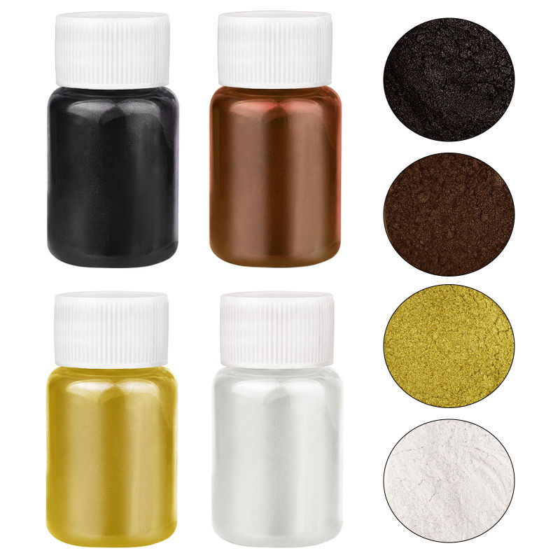 4 Colors/Set Pearlescent Powde - Resin Dye Opaque ulasan dan harga