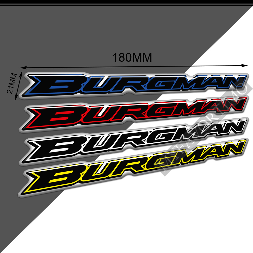 For Suzuki Burgman AN125 AN200 - Resin Art Logo ulasan dan harga