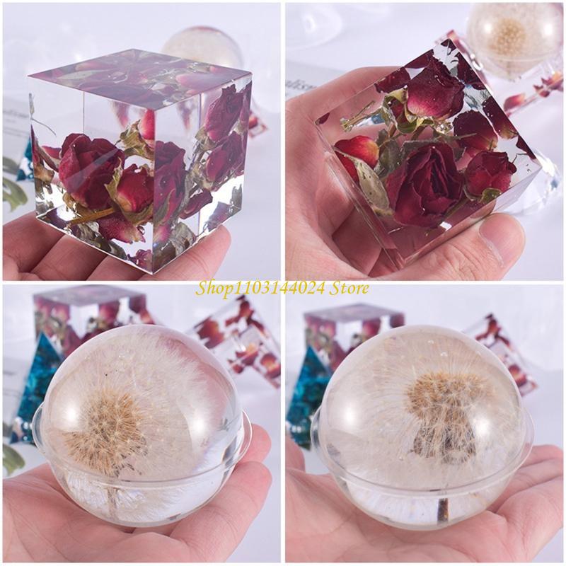N5KE Cube Silicone Molds Epoxy - Resin Art Cube ulasan dan harga