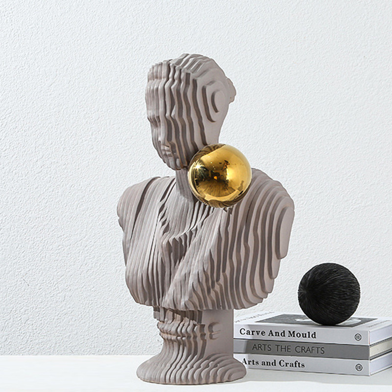 Light Luxury Cut Figure Art Sc - Resin Art Business ulasan dan harga