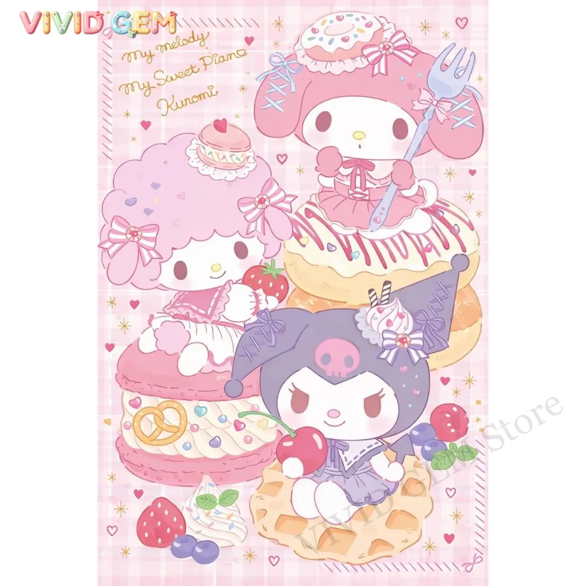 Sanrio My Melody Kuromi My Swe - Resin Art Gift ulasan dan harga