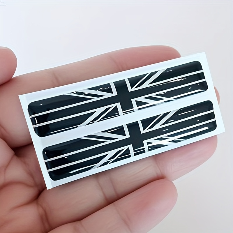 2pcs Small  UK GB Flag Car Sti - Resin Art Logo ulasan dan harga
