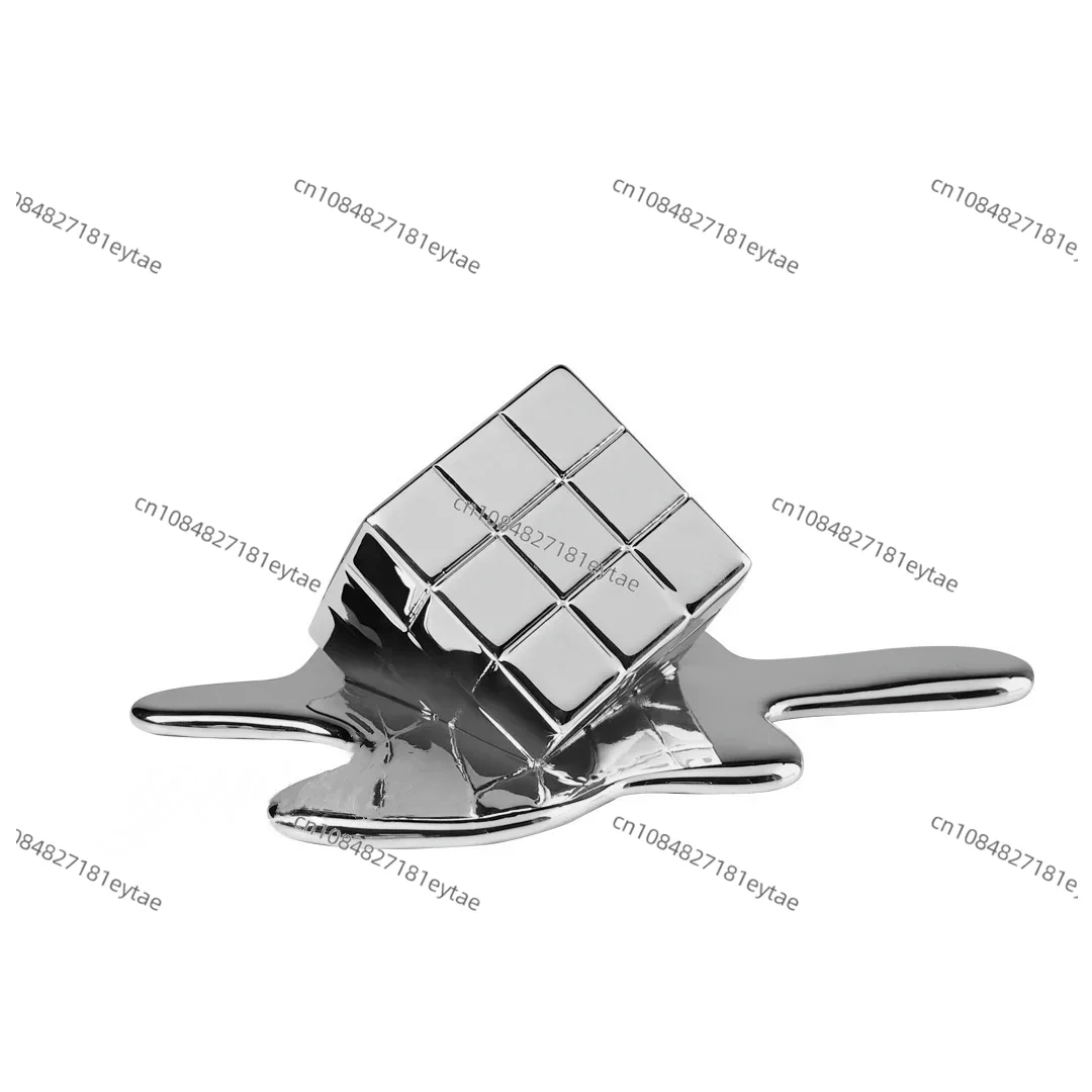 Golden Resin Geometric Cube -  - Resin Art Cube ulasan dan harga