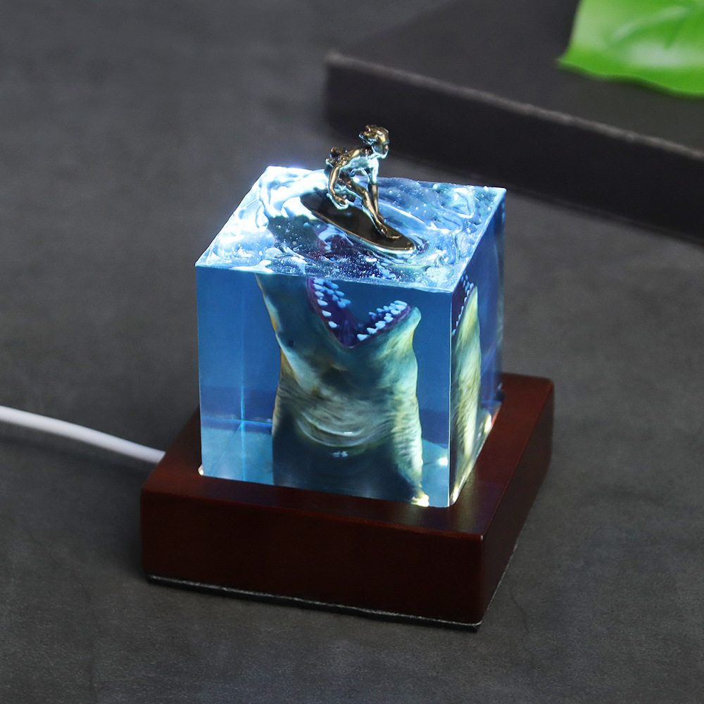 5cm/8cm Cube Organism Resin Ta - Resin Art Cube ulasan dan harga