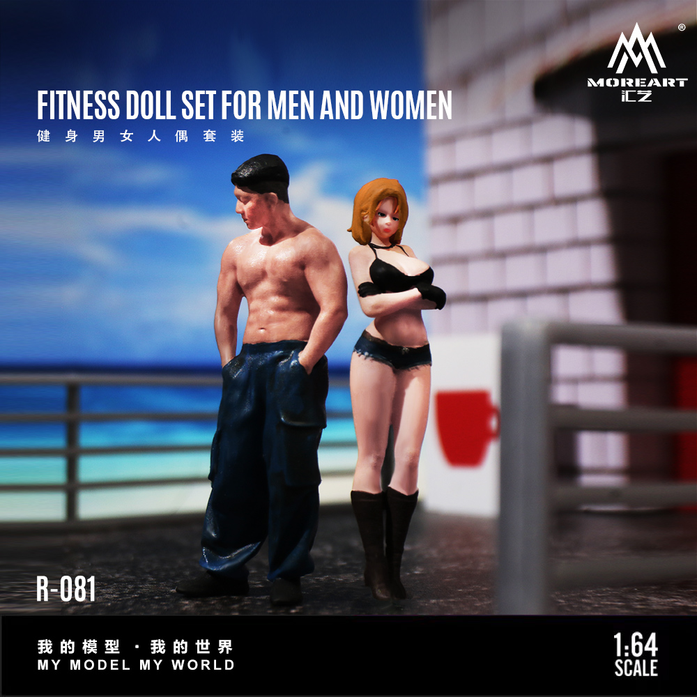 More Art 1:64 Fitness Male and - Resin Art Gift ulasan dan harga