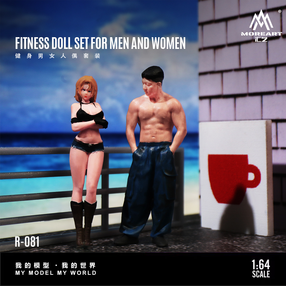 More Art 1:64 Fitness Male and - Resin Art Gift ulasan dan harga