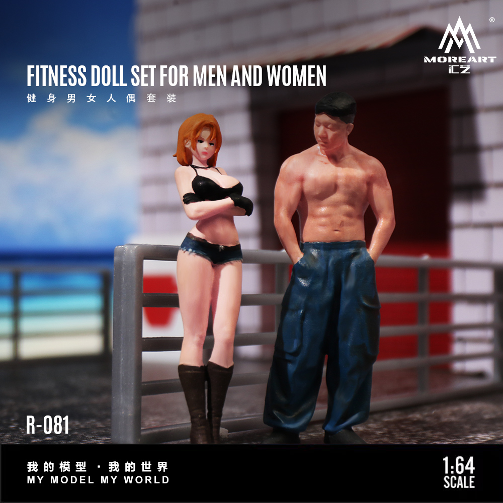 More Art 1:64 Fitness Male and - Resin Art Gift ulasan dan harga