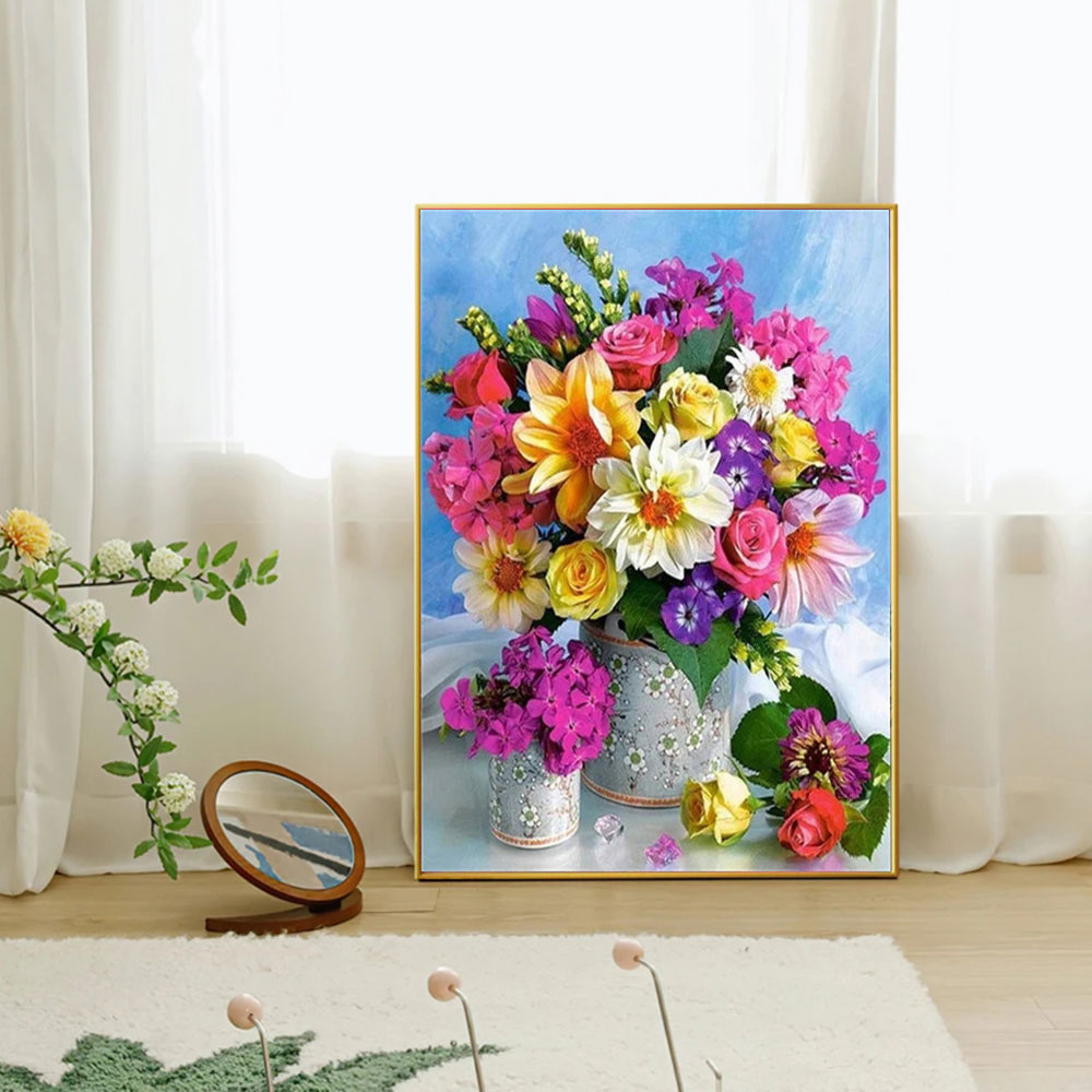 Full Diamond Mosaic Flower 5D  - Resin Art Gift ulasan dan harga