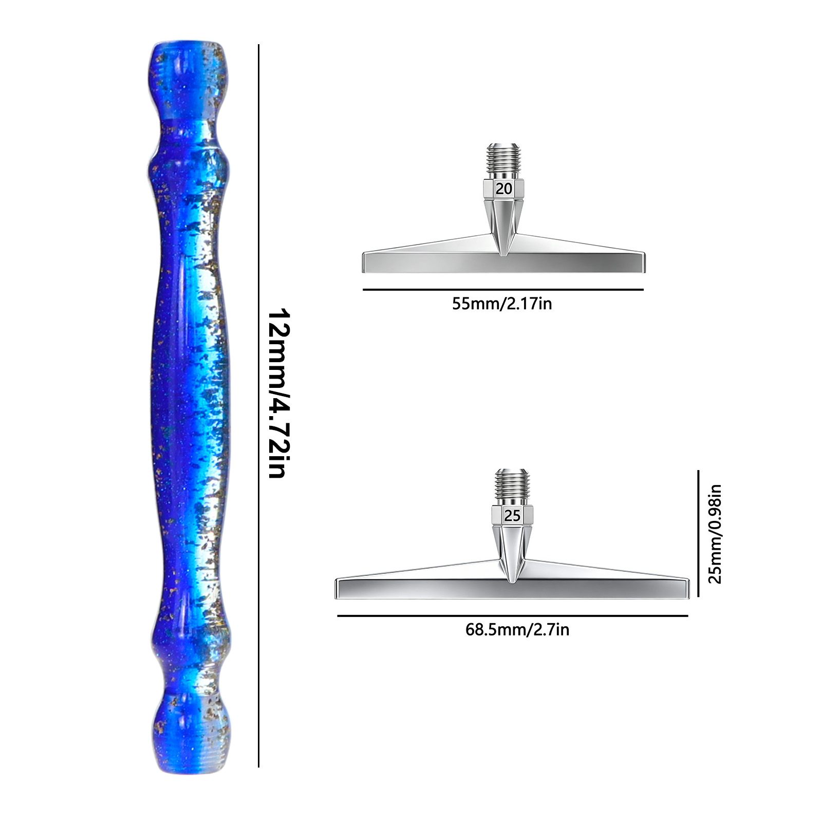 Thin 1-25 Heads Metal High Qua - Resin Art Workshop ulasan dan harga