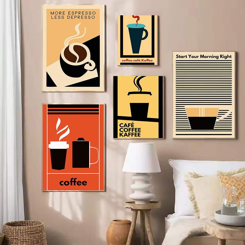Retro Minimalist Funny Coffee  - Resin Art Quotes ulasan dan harga