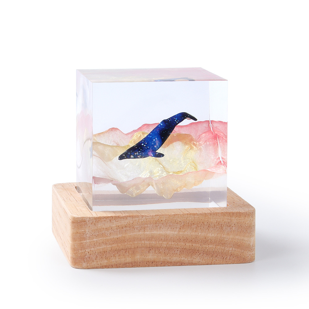 5cm Cube Organism Resin Table  - Resin Art Cube ulasan dan harga