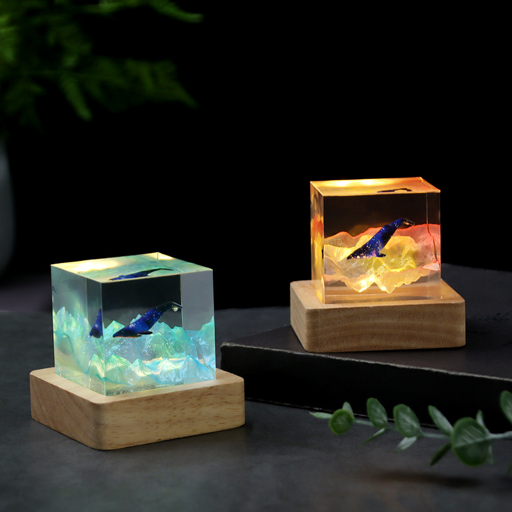 5cm Cube Organism Resin Table  - Resin Art Cube ulasan dan harga