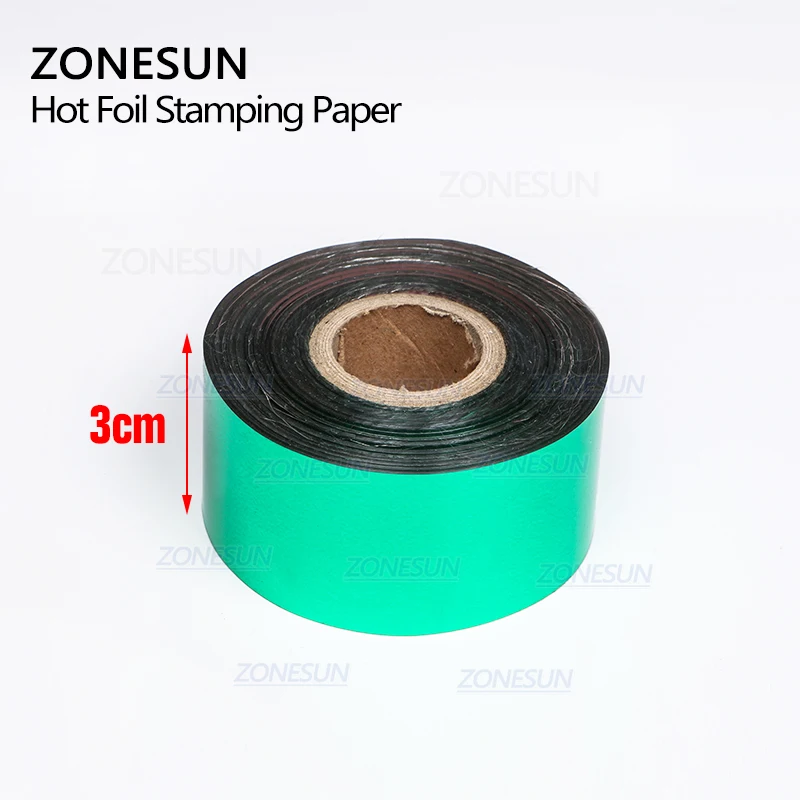 ZONESUN Hot Stamping Foil 3cm  - Resin Art Logo ulasan dan harga