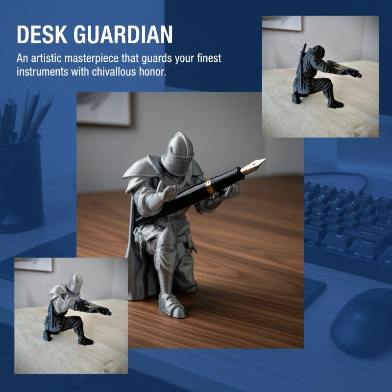 Knight Pen Holder Resin Mediev - Resin Art Workshop ulasan dan harga