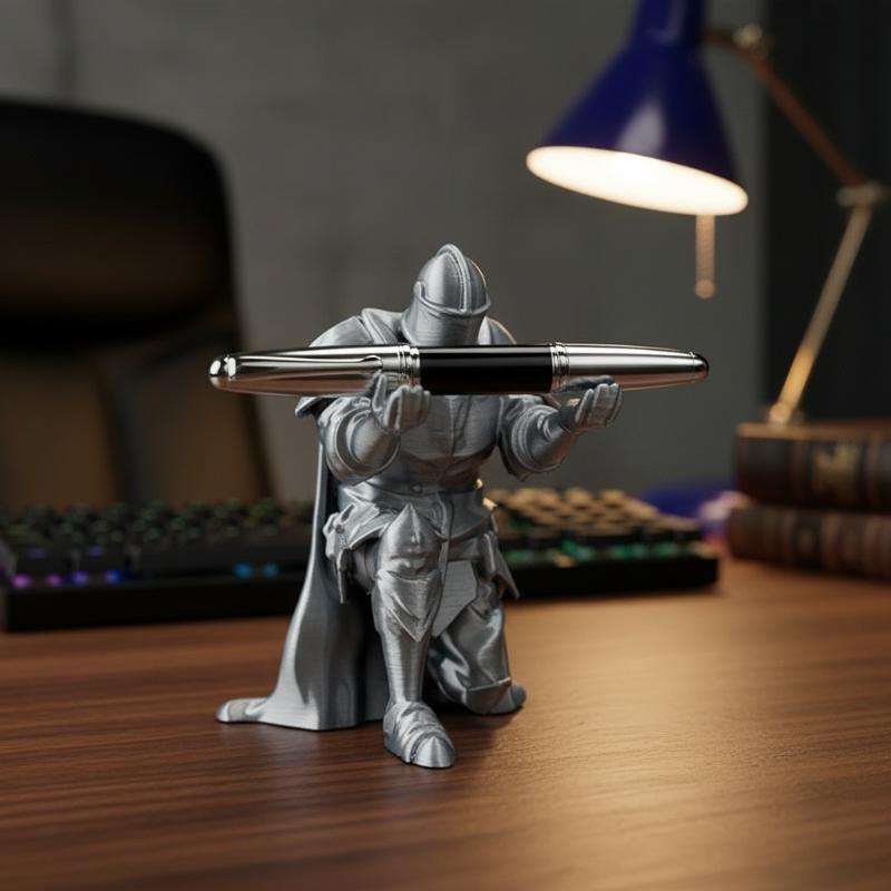 Knight Pen Holder Resin Mediev - Resin Art Workshop ulasan dan harga