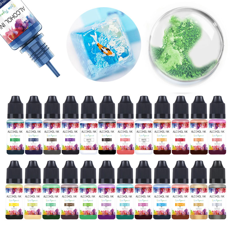 10ml Art Ink Alcohol Resin Pig - Resin Pigment Alcohol Ink ulasan dan harga