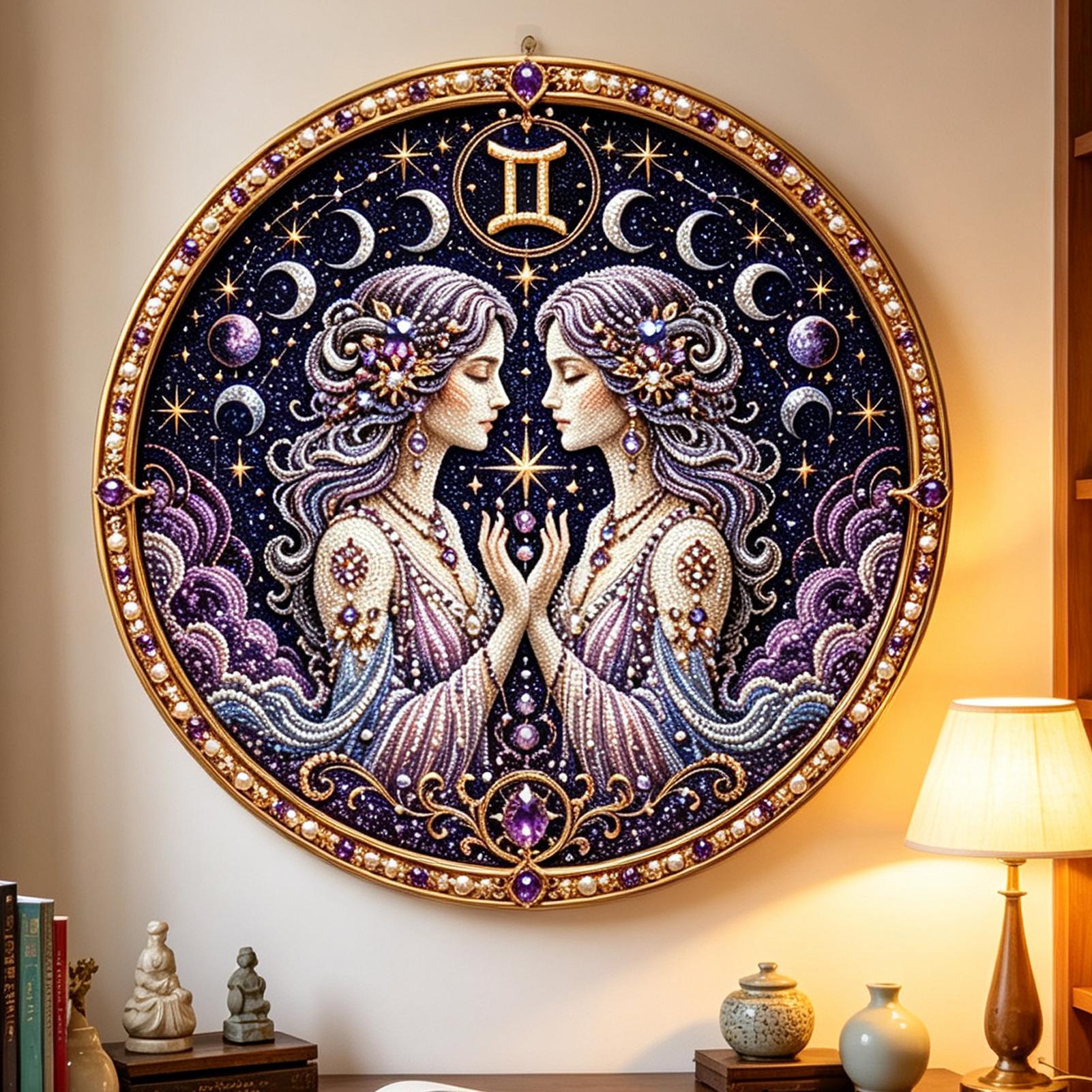 12 Zodiacs Signs Pearl Art Kit - Resin Art Kit ulasan dan harga