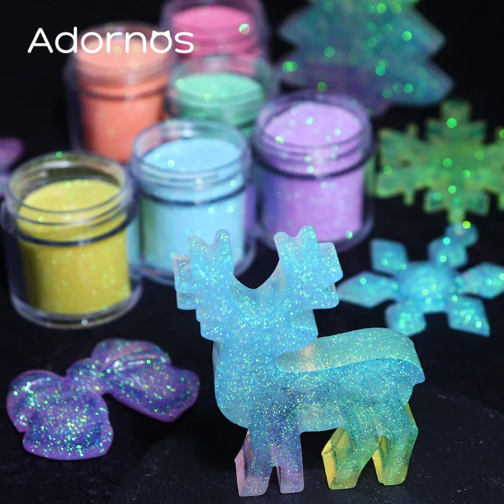 Iridescent Glitter Sugar Powde - Resin Dye Opaque ulasan dan harga