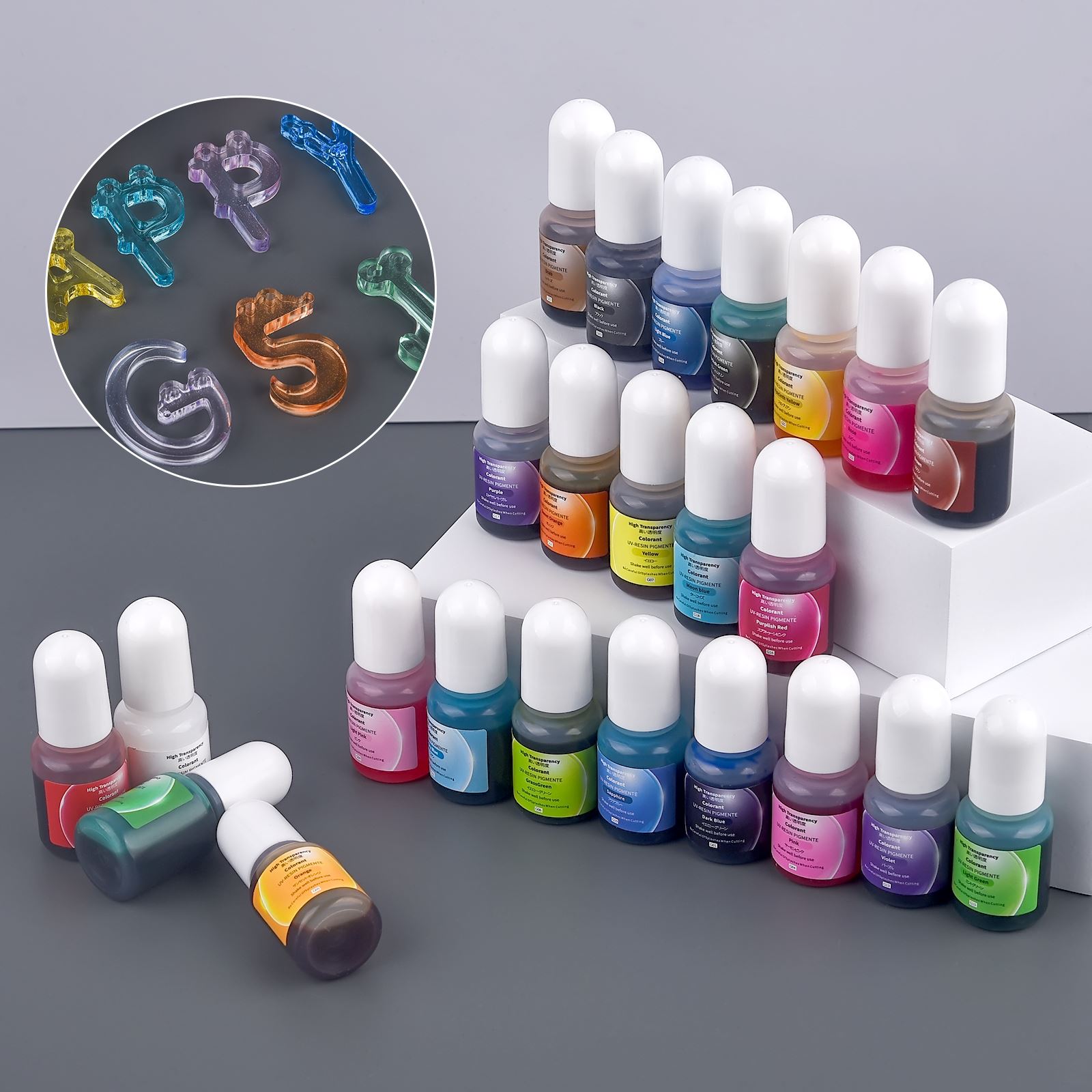 24Colors 5ml Epoxy Resin Pigme - Resin Dye Opaque ulasan dan harga