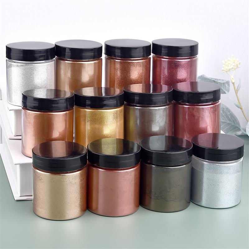 50g Shimmer Metallic Gold Silv - Resin Dye Opaque ulasan dan harga