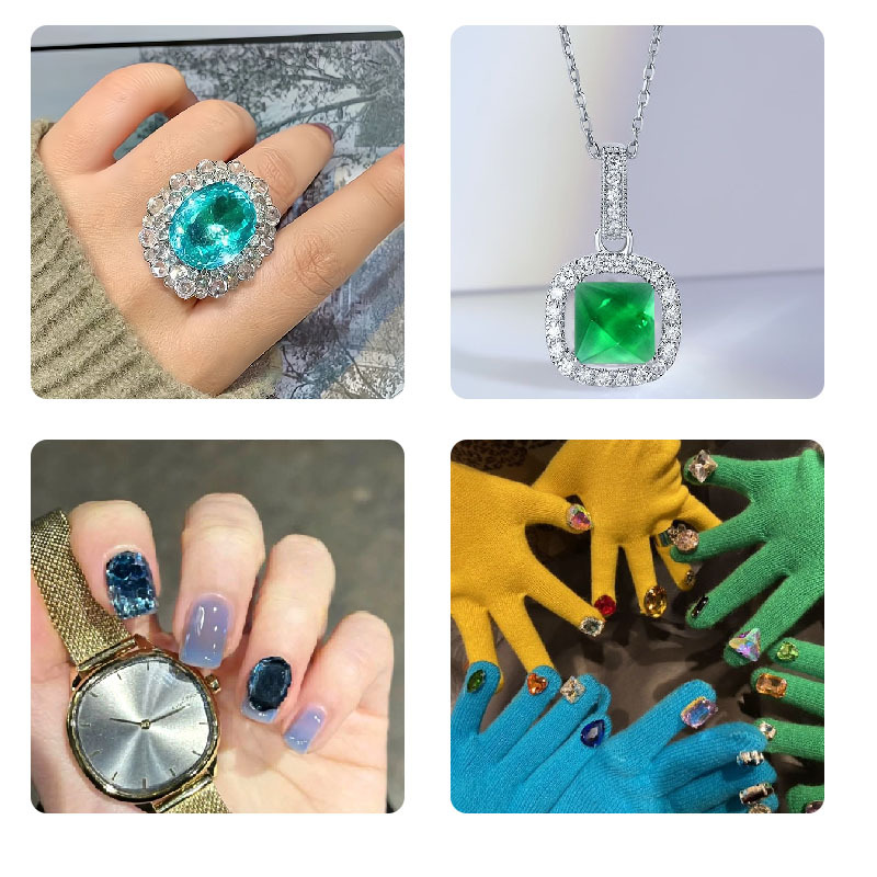 DIY Cube Ring Necklace Bracele - Resin Art Cube ulasan dan harga
