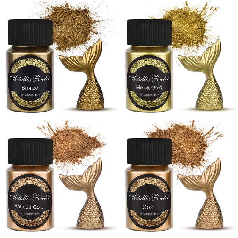 20 Ml Shimmer Metallic Gold Si - Resin Dye Opaque ulasan dan harga