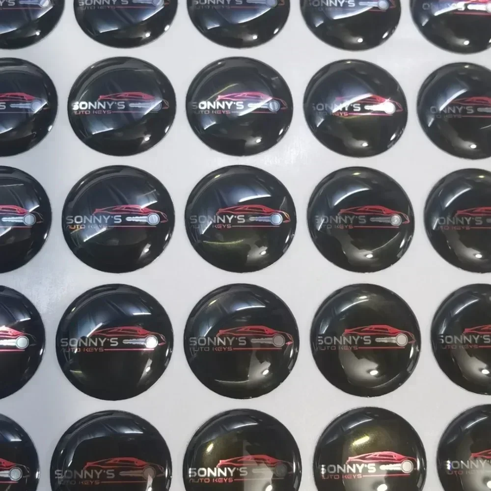 B Customized 14mm Round Car Ke - Resin Art Logo ulasan dan harga
