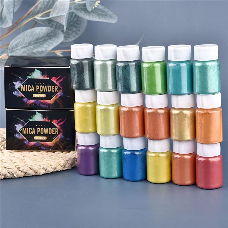 6 Pcs-Set Epoxy Resin Dye Mica - Resin Dye Opaque ulasan dan harga