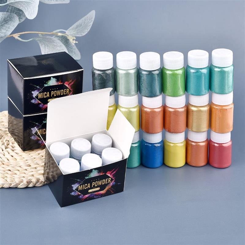 6 Pcs-Set Epoxy Resin Dye Mica - Resin Dye Opaque ulasan dan harga